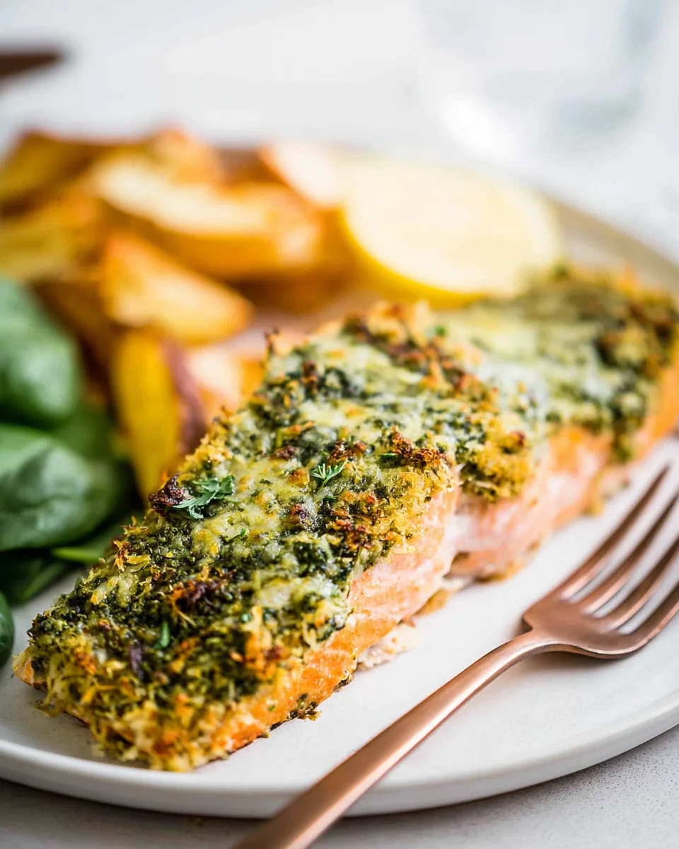 Baked Pesto Salmon: A Delicious Meal in Minutes!