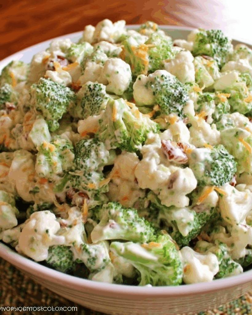 Broccoli Cauliflower Salad 1
