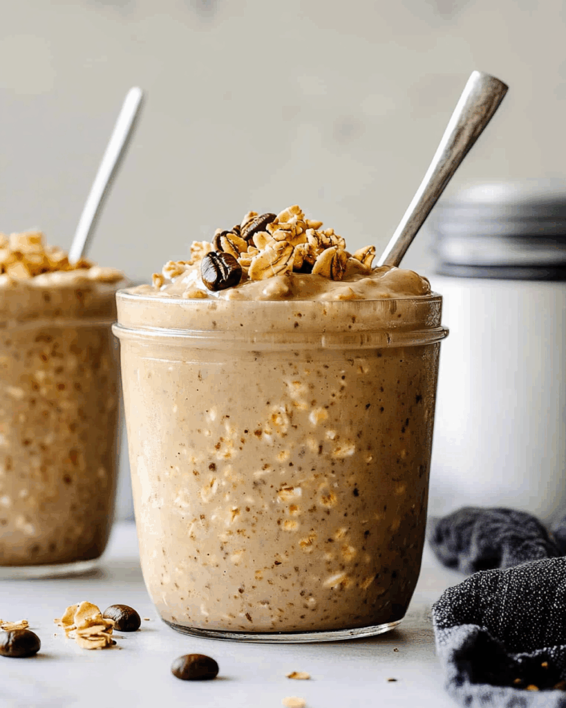 Brown Sugar Shaken Espresso Overnight Oats 2