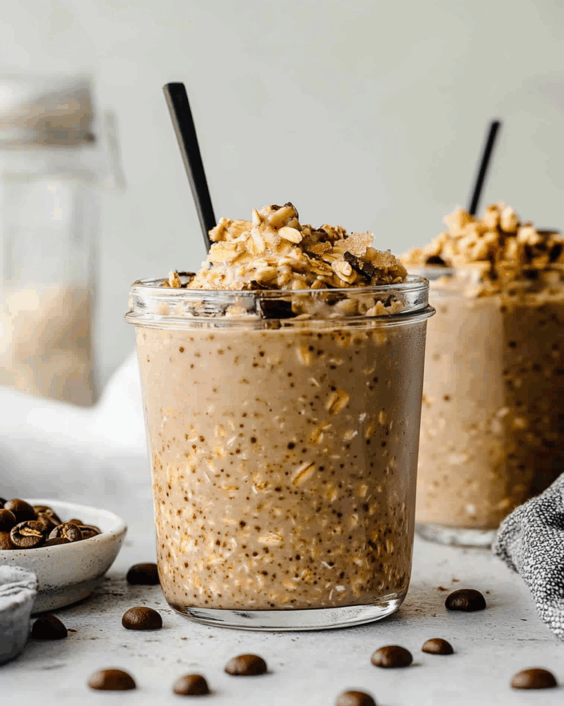 Brown Sugar Shaken Espresso Overnight Oats 3
