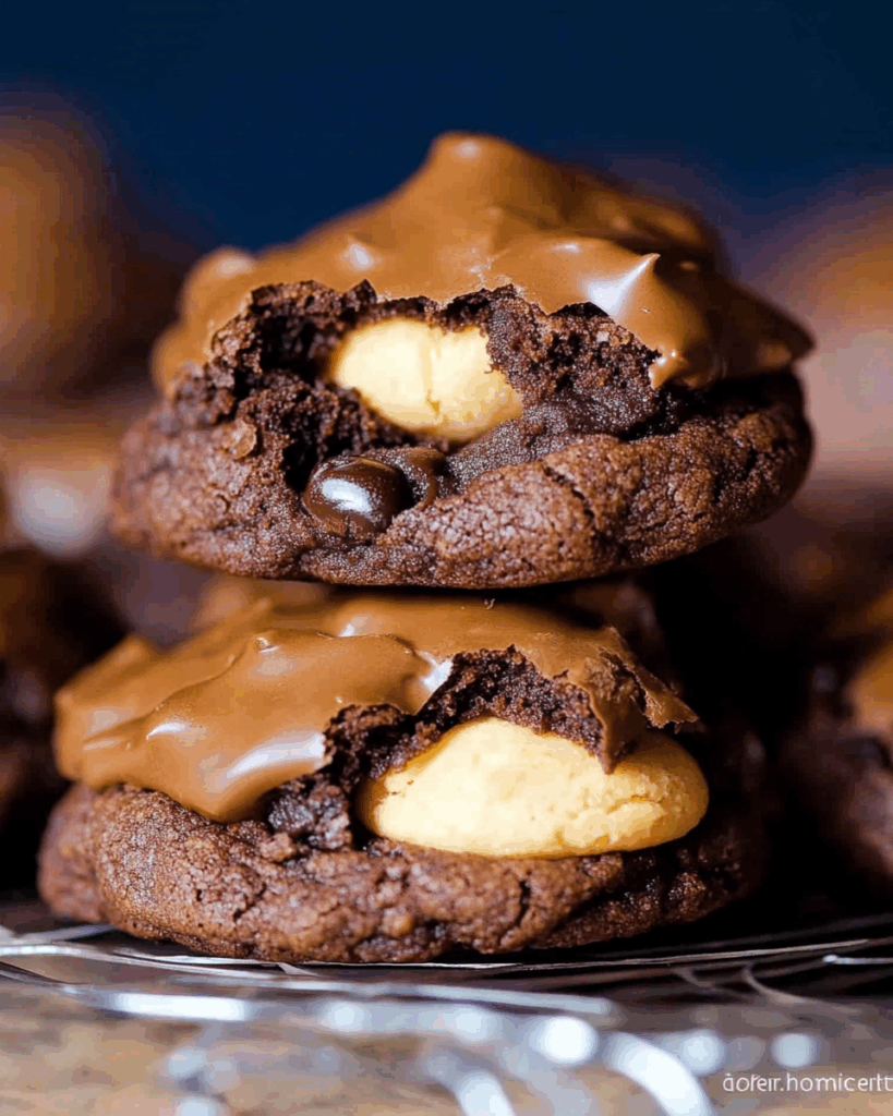 Buckeye Brownie Cookies 2