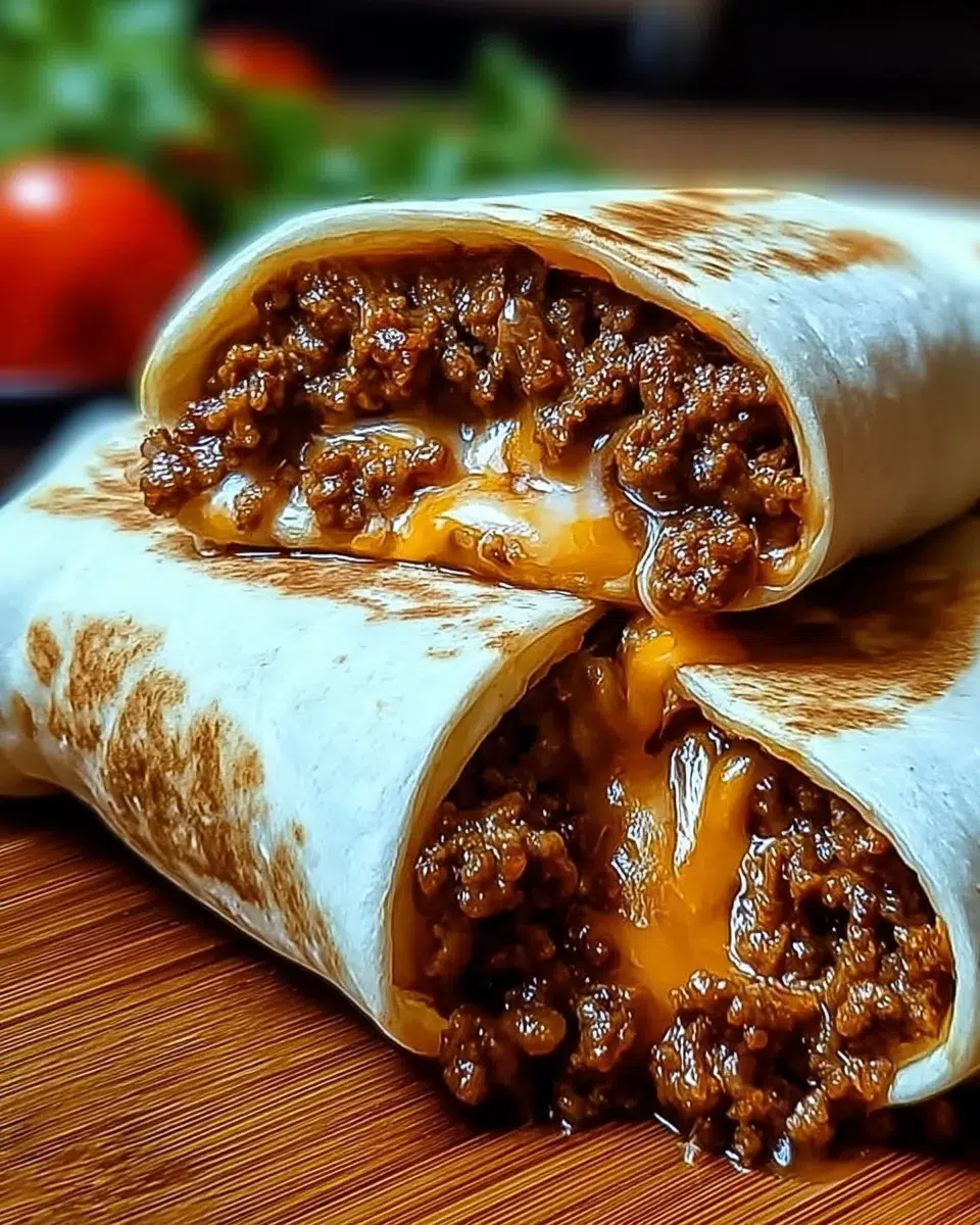 Cheesy Beef Wraps: Enjoy a Flavorful Meal in Minutes!
