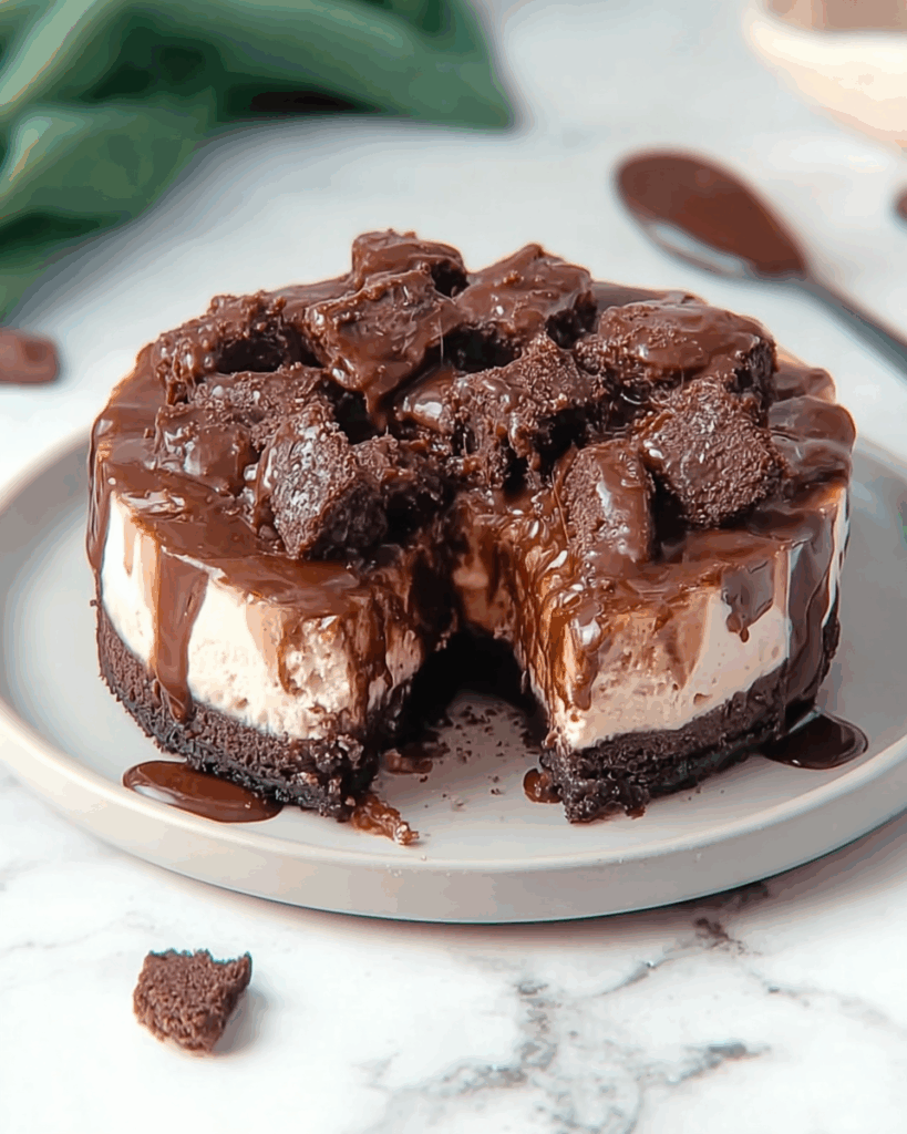 Chocolate Brownie Ice Cream Cake 2
