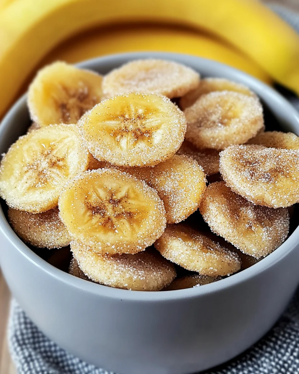 Cinnamon Sugar Air Fryer Banana Chips: You Must Try This!