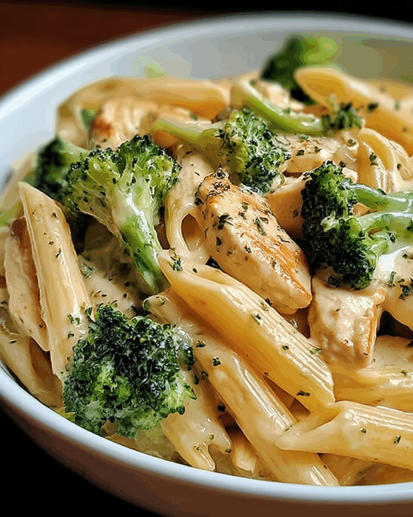 Creamy Broccoli and Chicken Penne 3