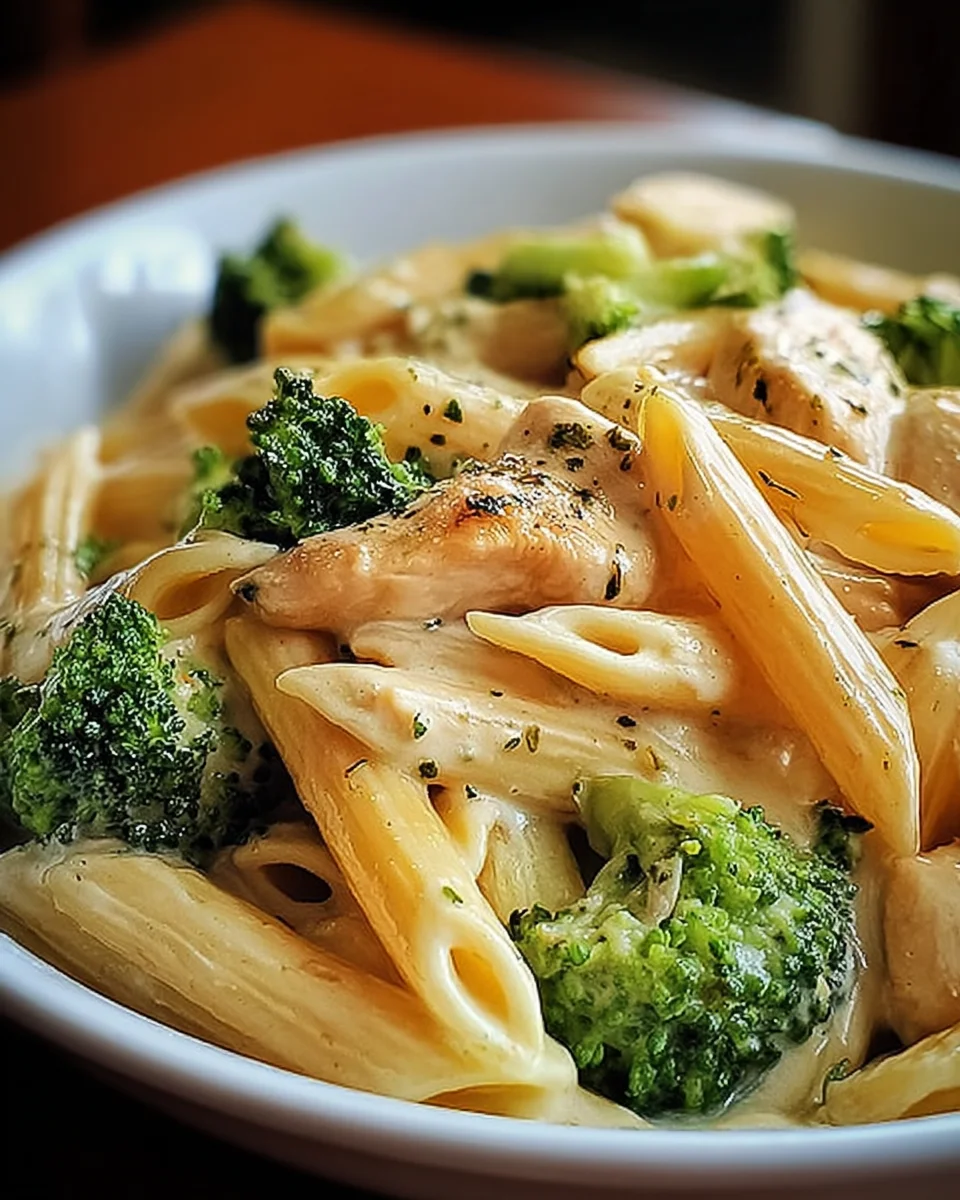 Creamy Broccoli and Chicken Penne: Quick Dinner Bliss!