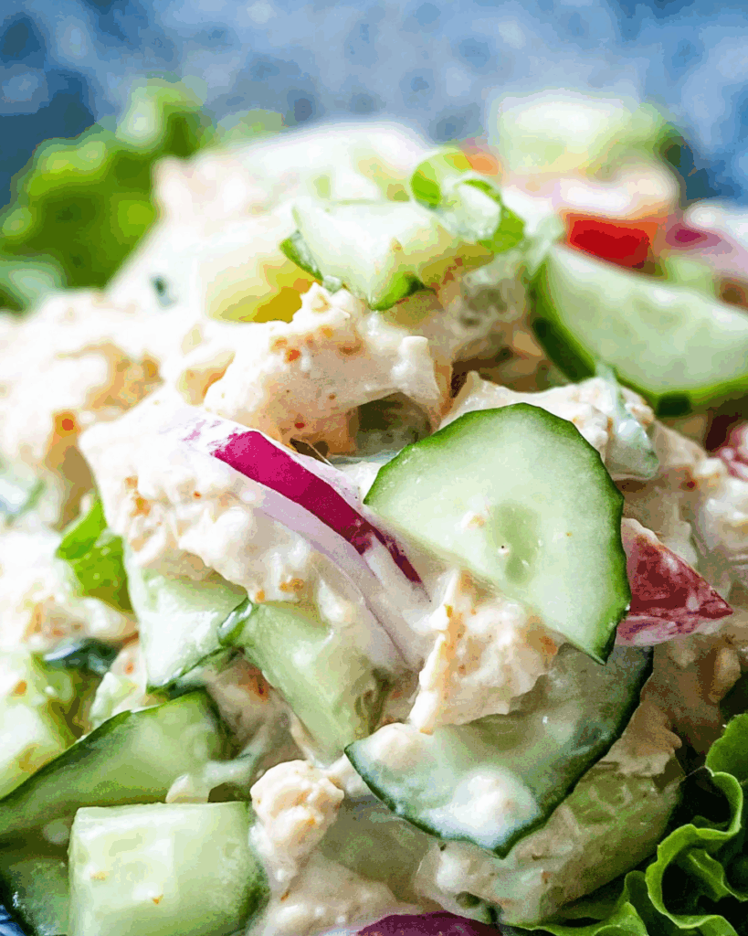 Crispy Cucumber Chicken Salad 2