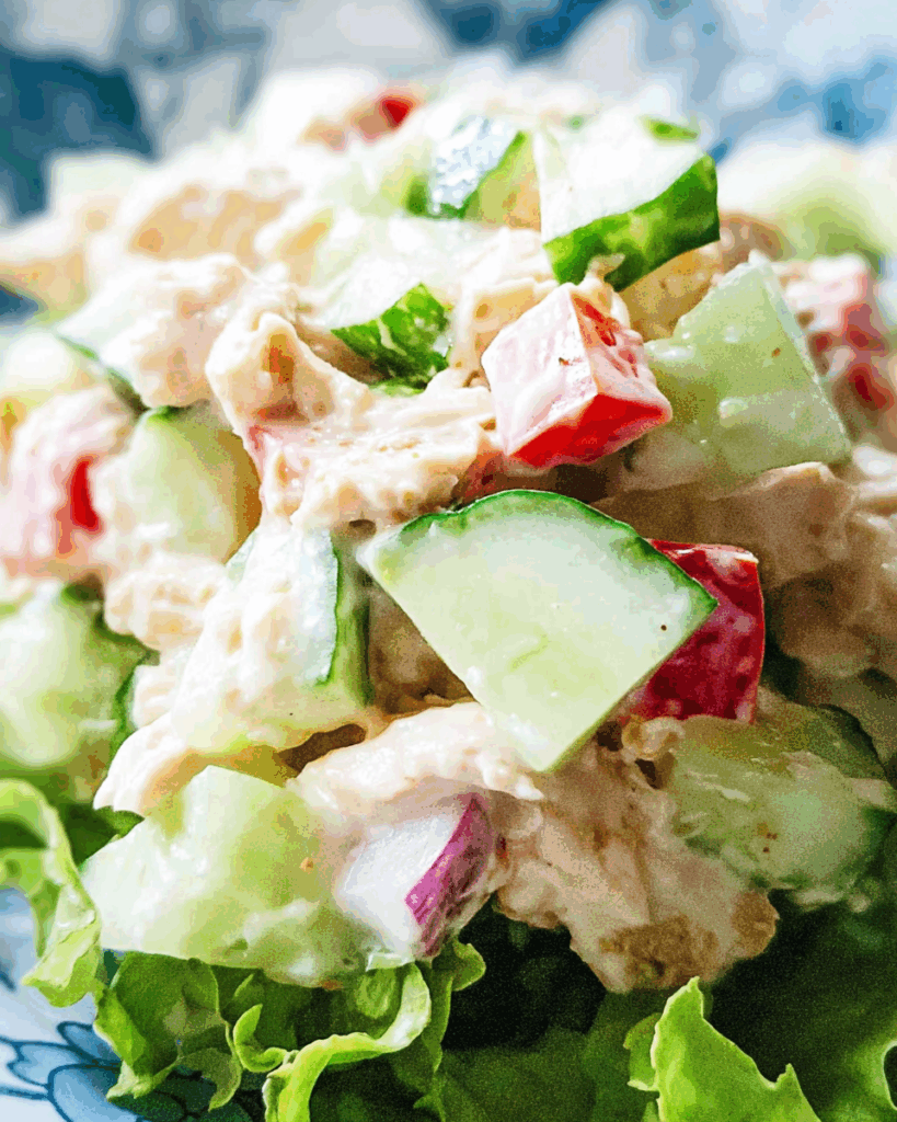 Crispy Cucumber Chicken Salad 3