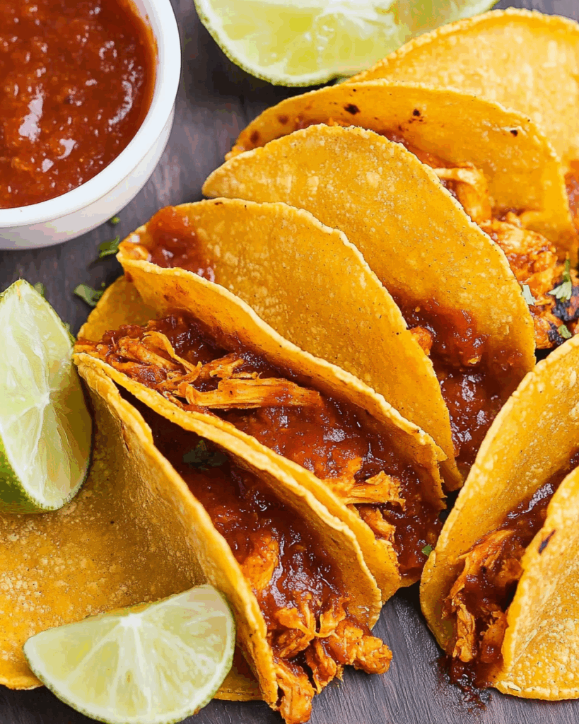 Crispy Shredded Chicken Tacos 3 1