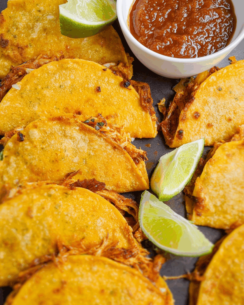 Crispy Shredded Chicken Tacos 3