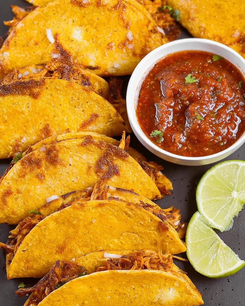 Crispy Shredded Chicken Tacos: A Flavorful Feast Awaits!