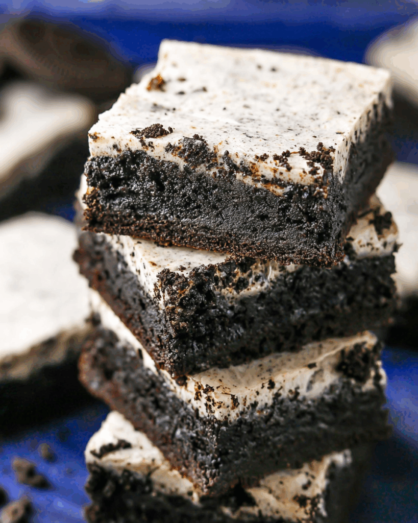 Fudgy Cookies and Cream Brownies 3