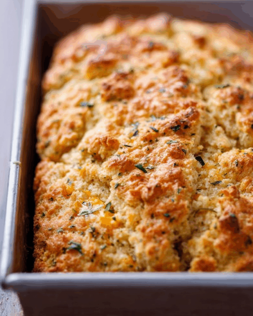 Garlic Cheddar Beer Bread 2