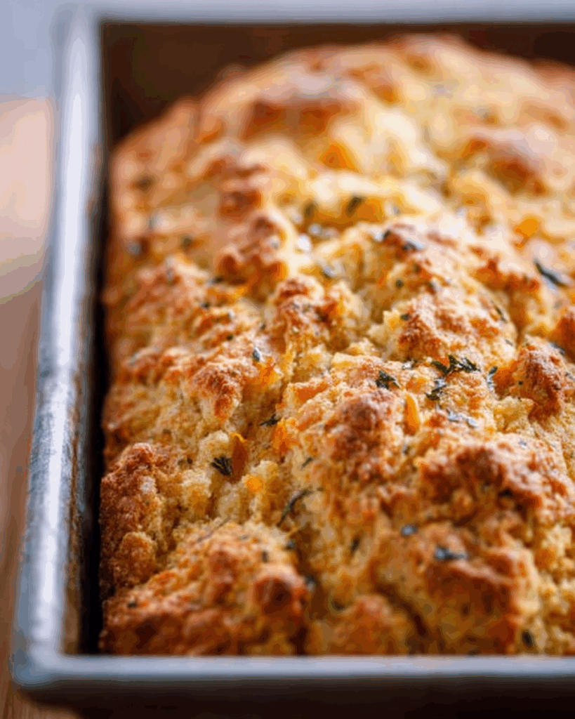 Garlic Cheddar Beer Bread 3