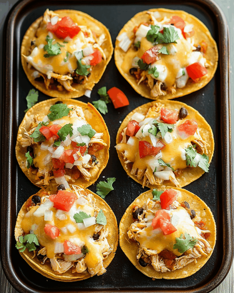 Mexican Rotisserie Chicken Tostadas 3