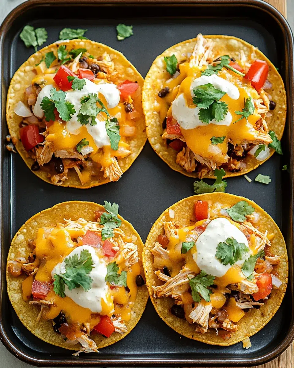 Mexican Rotisserie Chicken Tostadas: A Flavorful Delight!