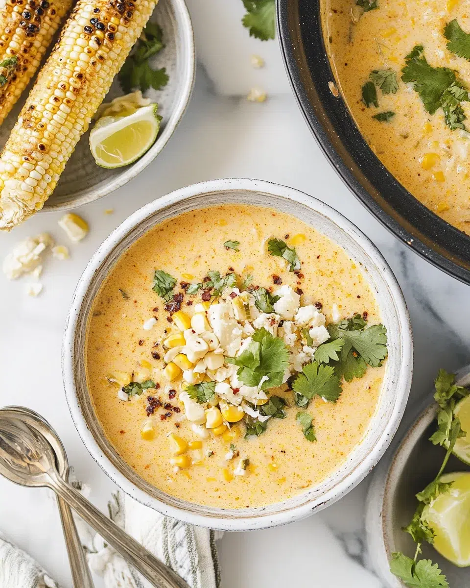 Mexican Street Corn Soup: Discover a Creamy Delight!