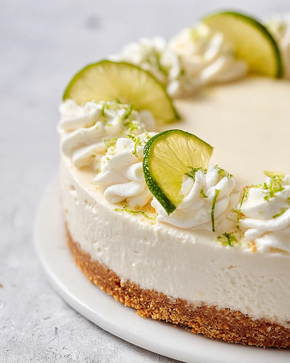 No-Bake Key Lime Cheesecake: Easy, Refreshing Delight!