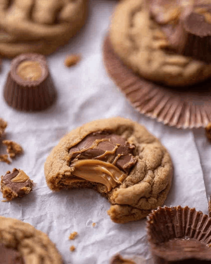 Peanut Butter Reeses Cookies 3