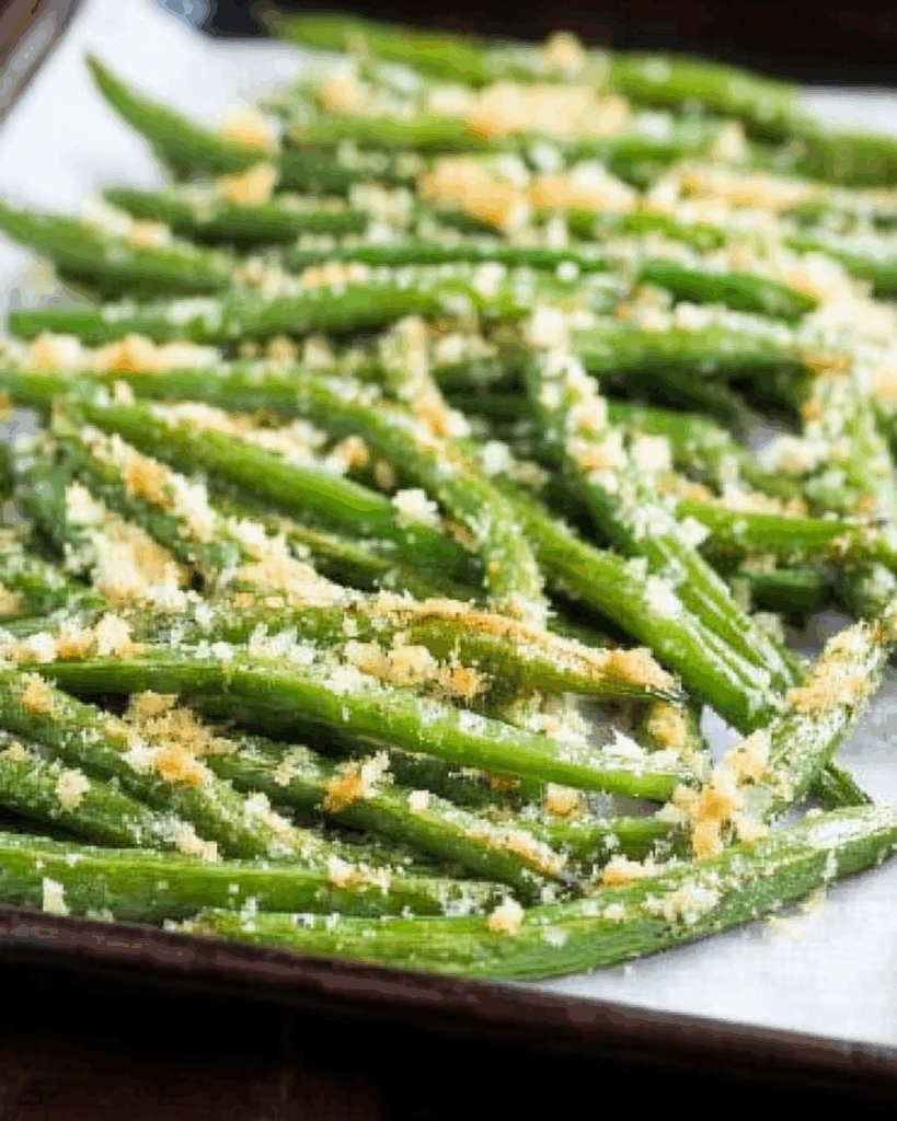 Roasted Parmesan Green Beans 2
