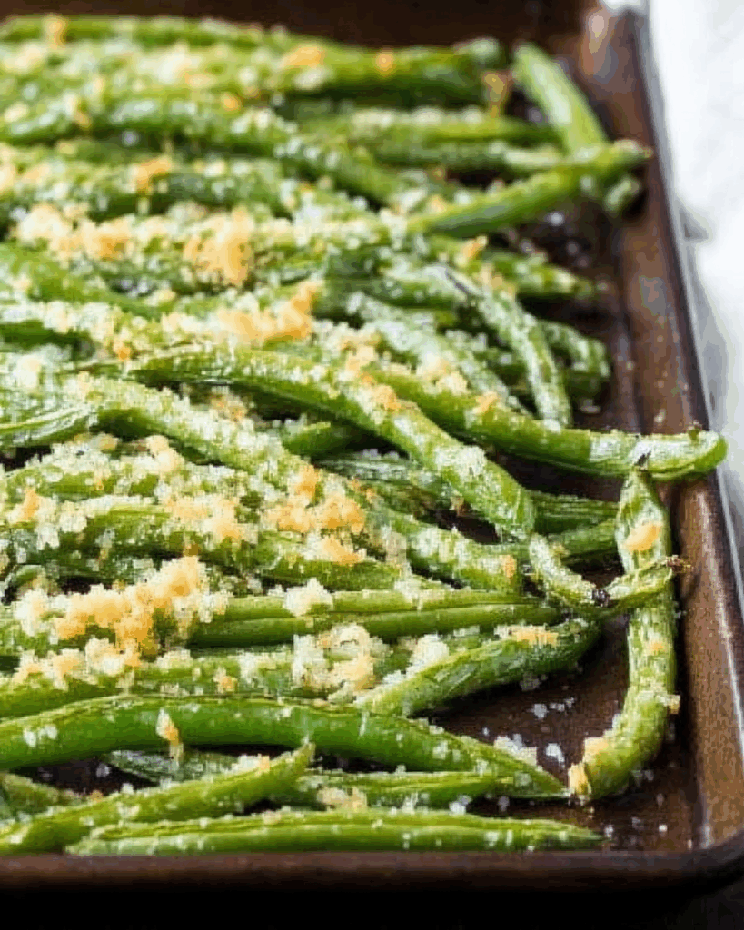 Roasted Parmesan Green Beans 3