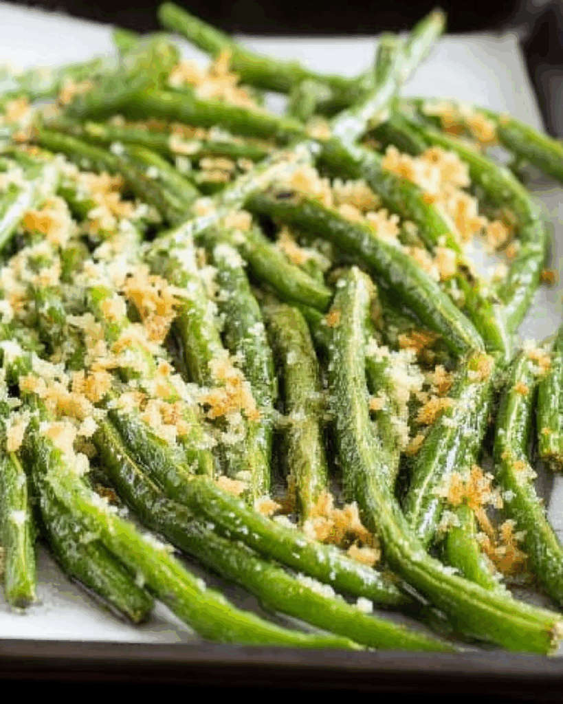 Roasted Parmesan Green Beans