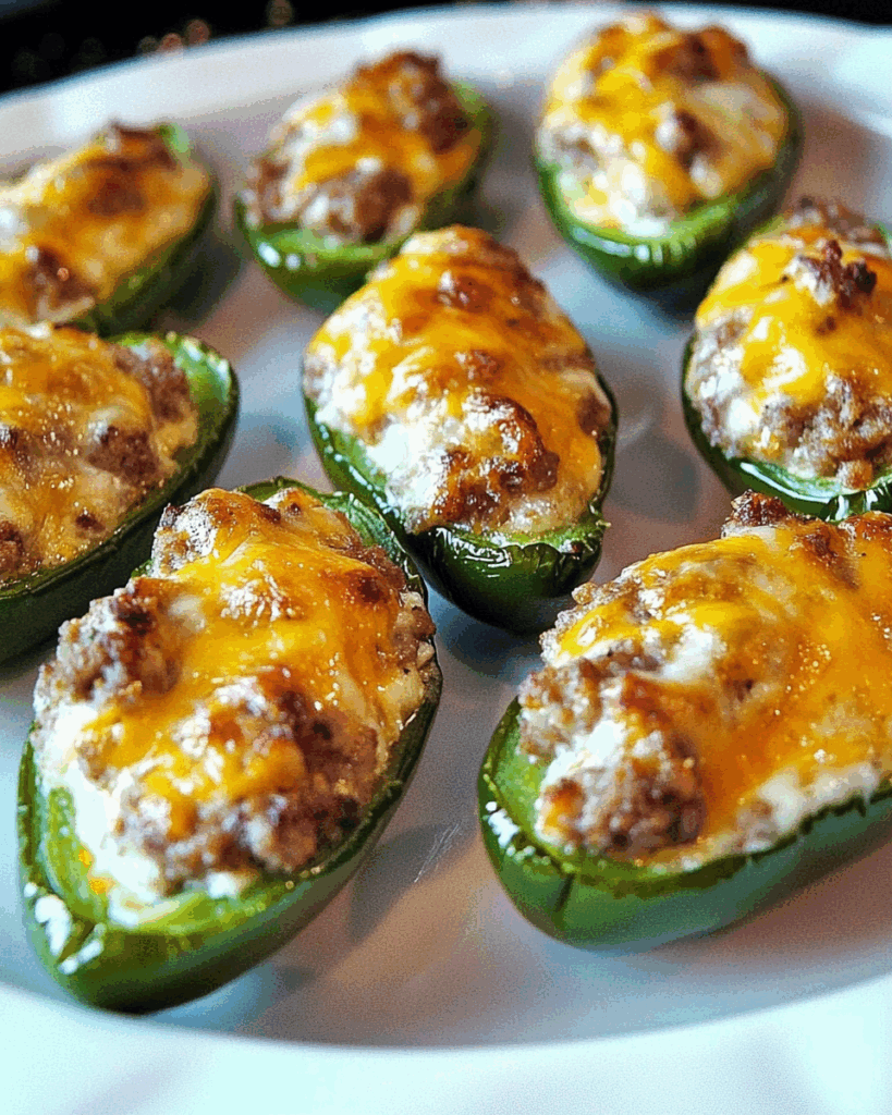 Sausage Stuffed Jalapenos 3