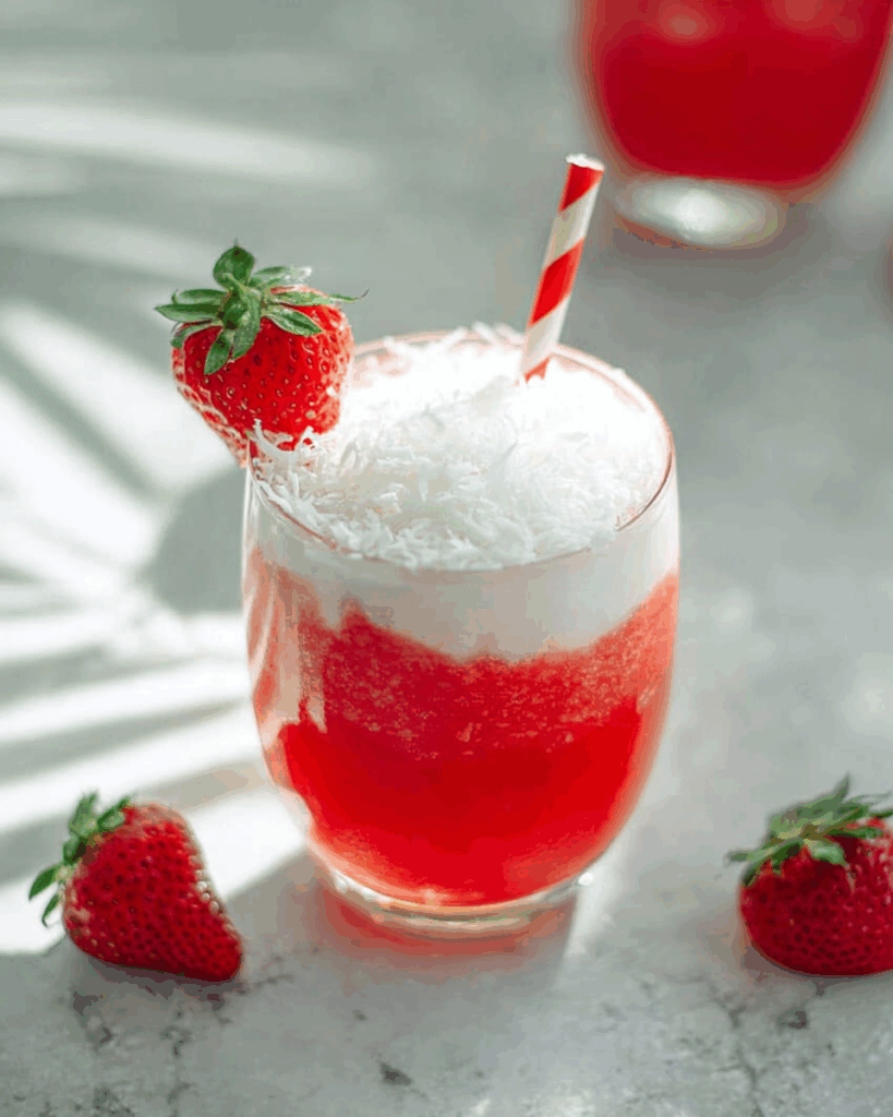 Strawberry Coconut Daiquiri 2 1