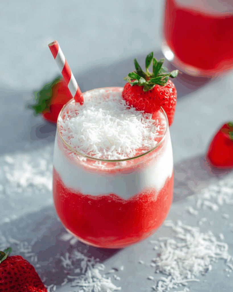 Strawberry Coconut Daiquiri 3 1