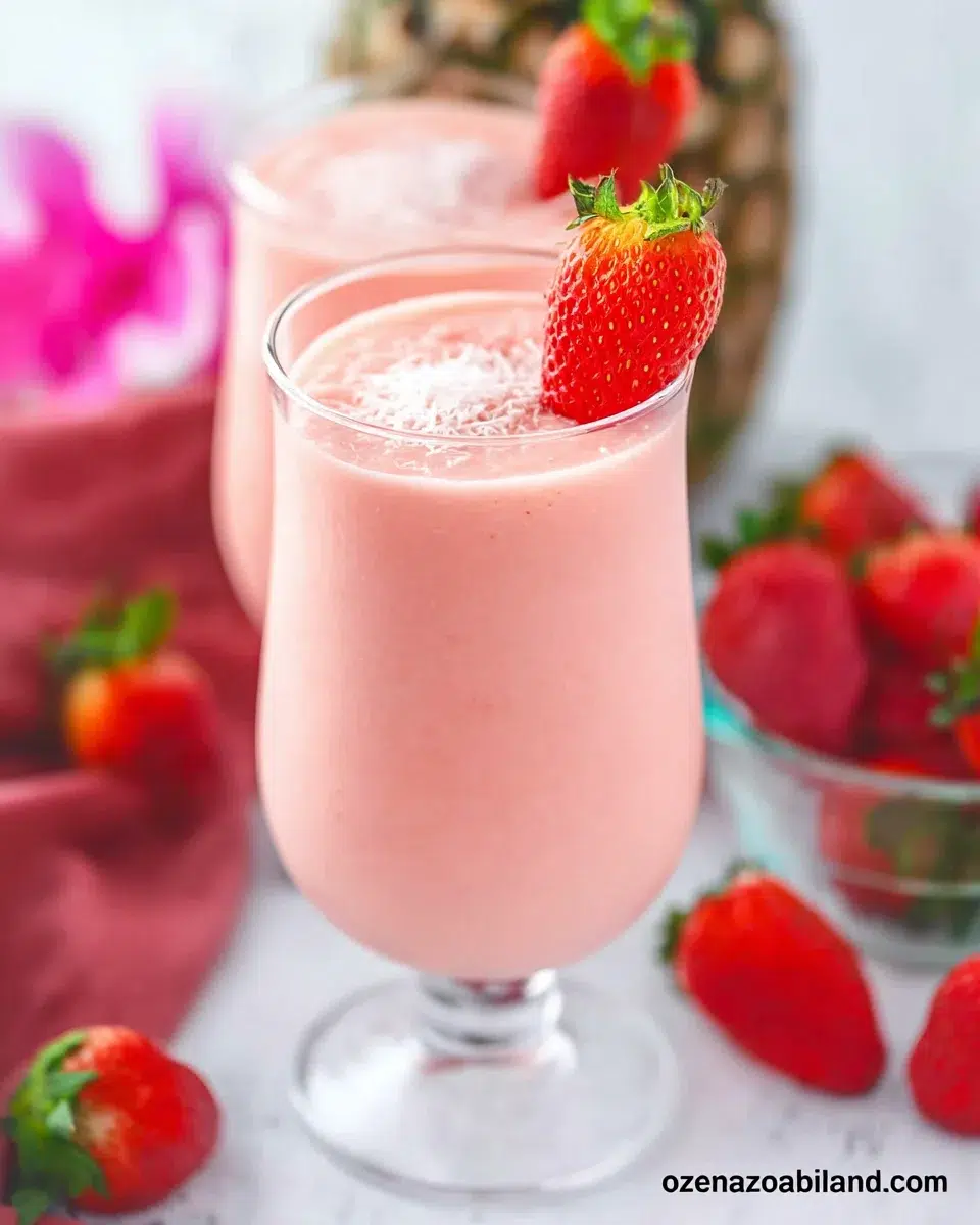 Strawberry Colada Smoothie: Refreshing Recipe Inside!