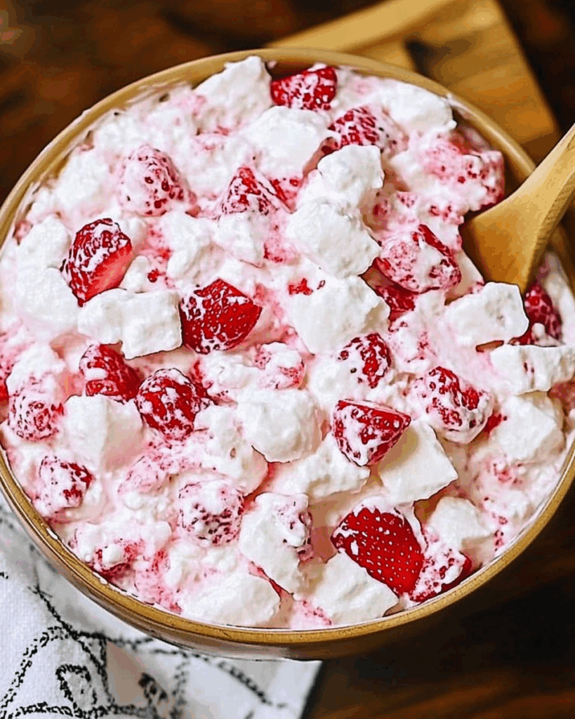 Strawberry Shortcake Fluff Salad