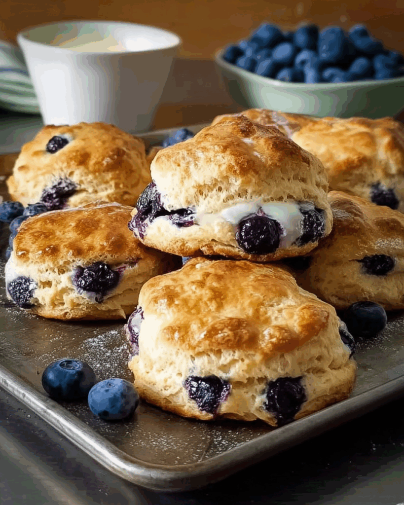 Sweet Blueberry Biscuits 2
