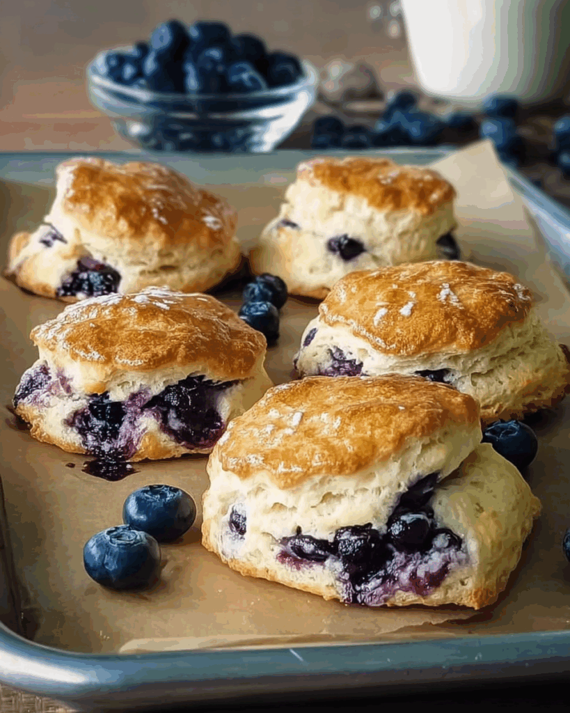 Sweet Blueberry Biscuits 3