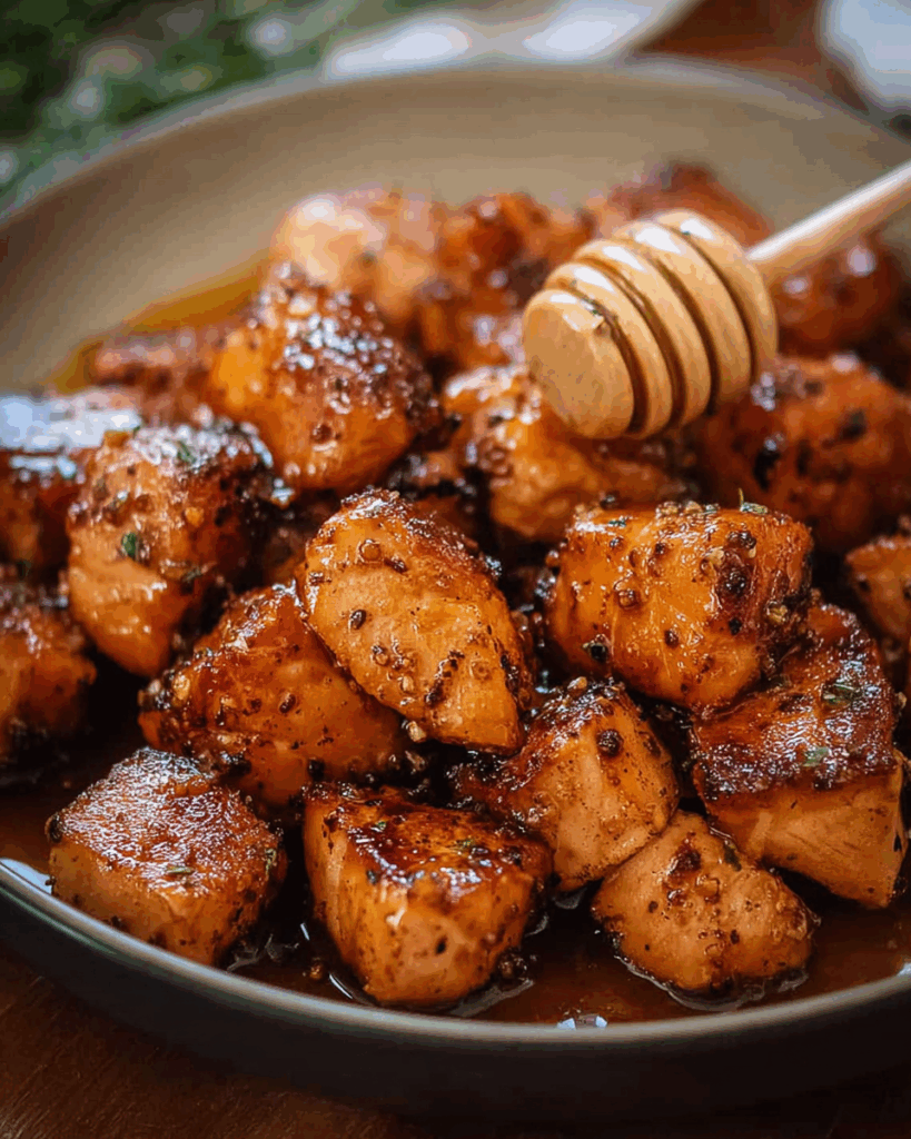 Sweet and Spicy Hot Honey Salmon Bites 2
