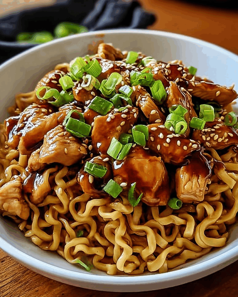 Teriyaki Chicken Noodles 2