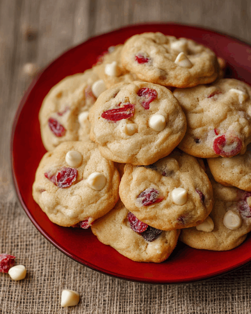 White Chocolate Cranberry Cookies 2