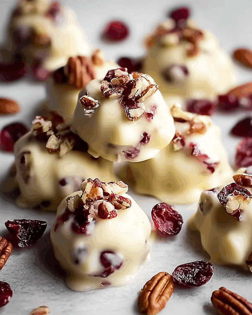 White Chocolate Cranberry Pecan Clusters 3