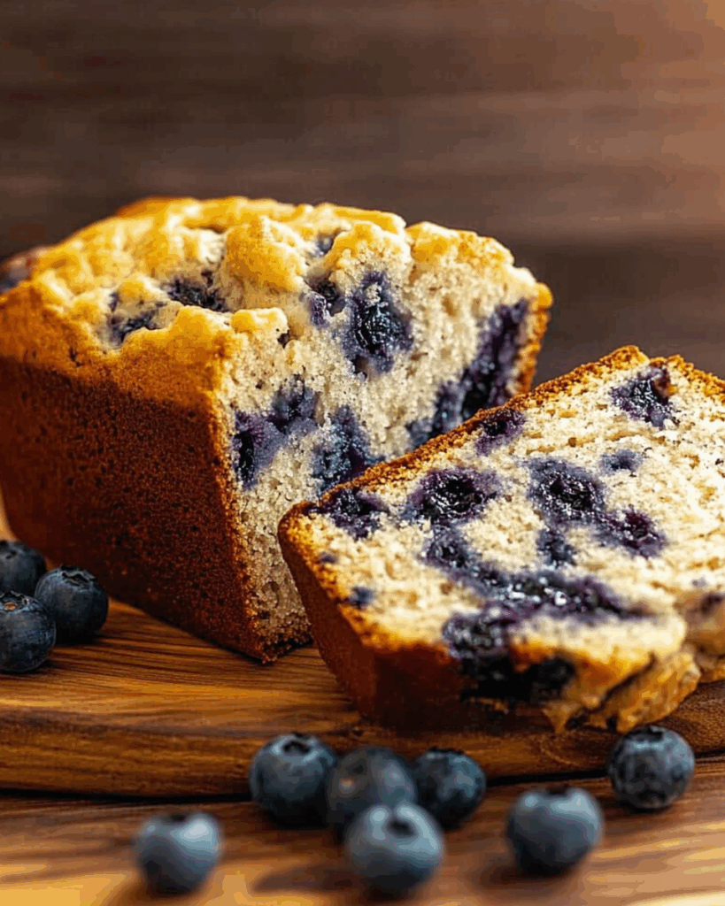 Blueberry Banana Bread 2