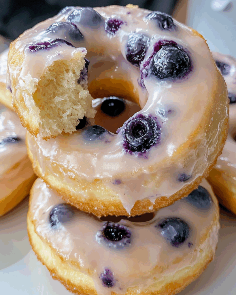 Blueberry Bliss Vegan Donuts 3
