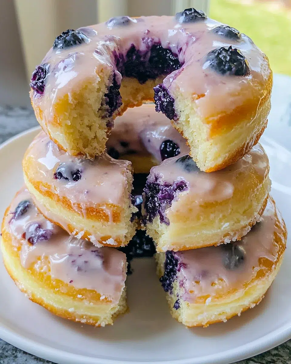 Blueberry Bliss Vegan Donuts: A Must-Try Recipe!