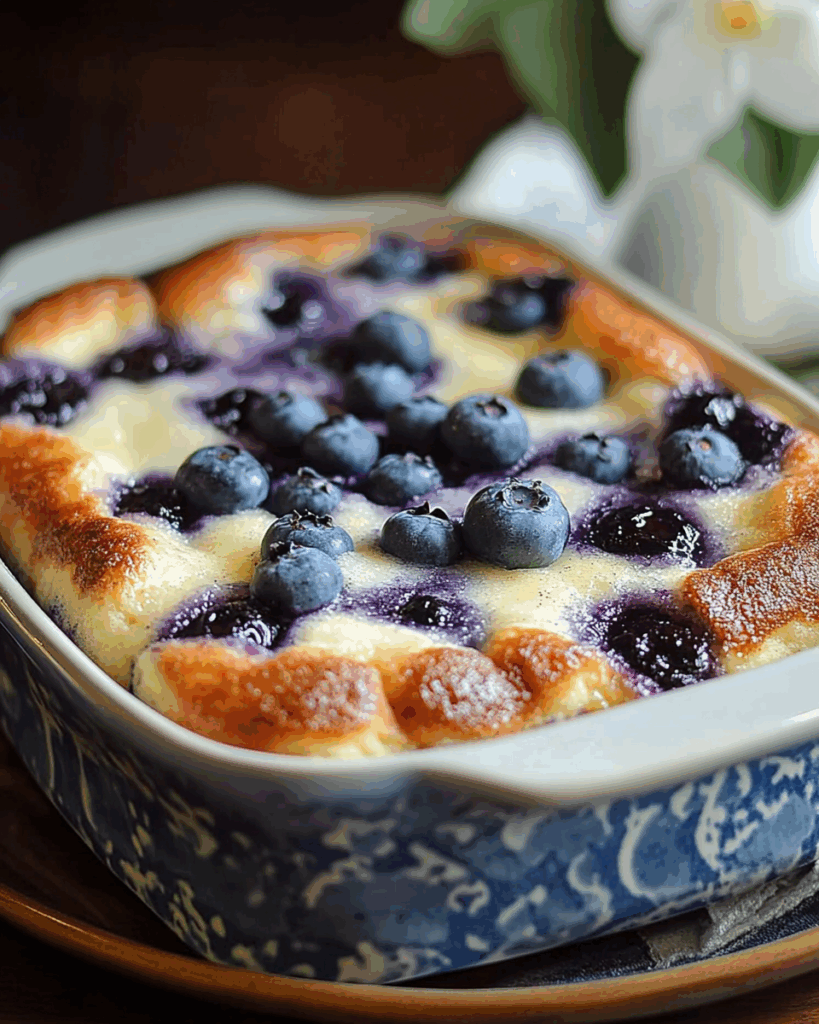 Blueberry Buttermilk Pancake Casserole