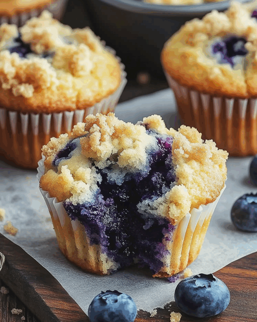 Blueberry Streusel Muffins 2