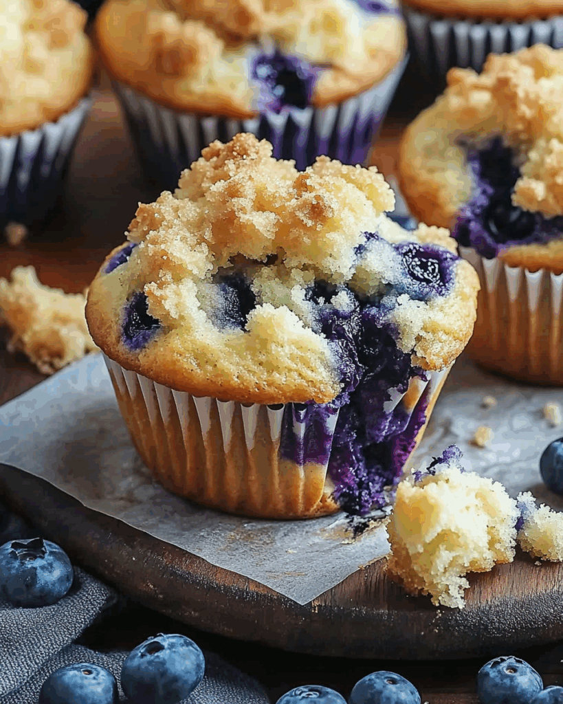 Blueberry Streusel Muffins 3