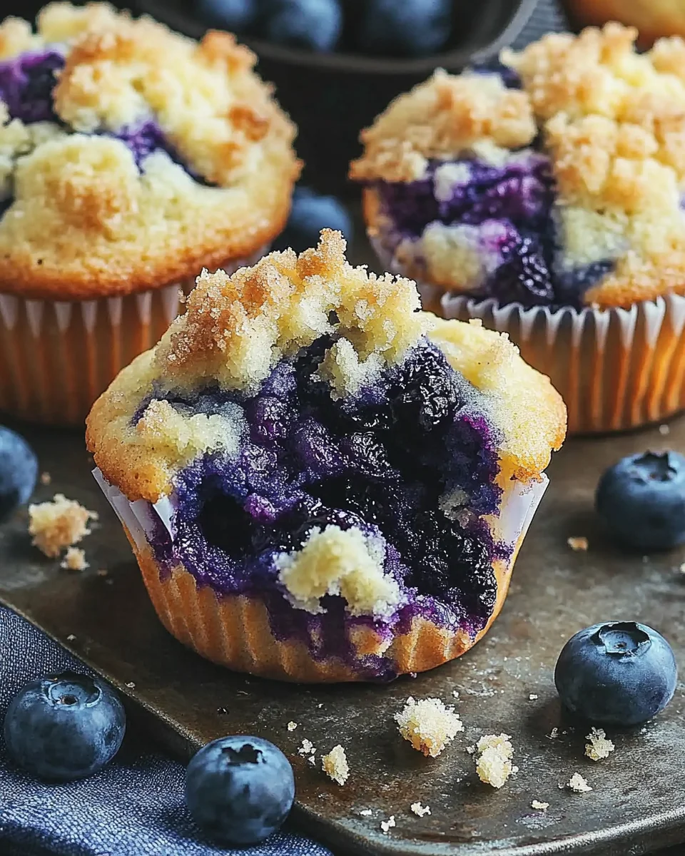 Blueberry Streusel Muffins: Bake Irresistible Treats Today!