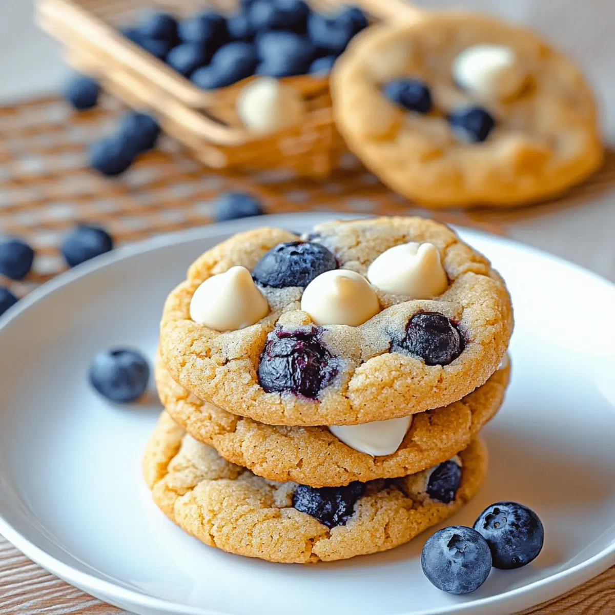 Blueberry White Chocolate Chip Cookies – A Sweet Summer Treat