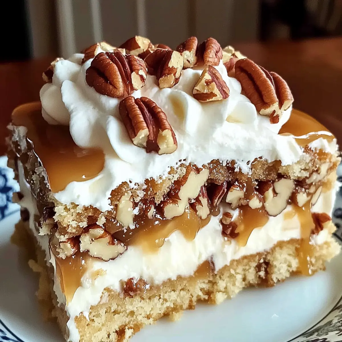 Decadent Butter Pecan Praline Poke Cake for Sweet Moments