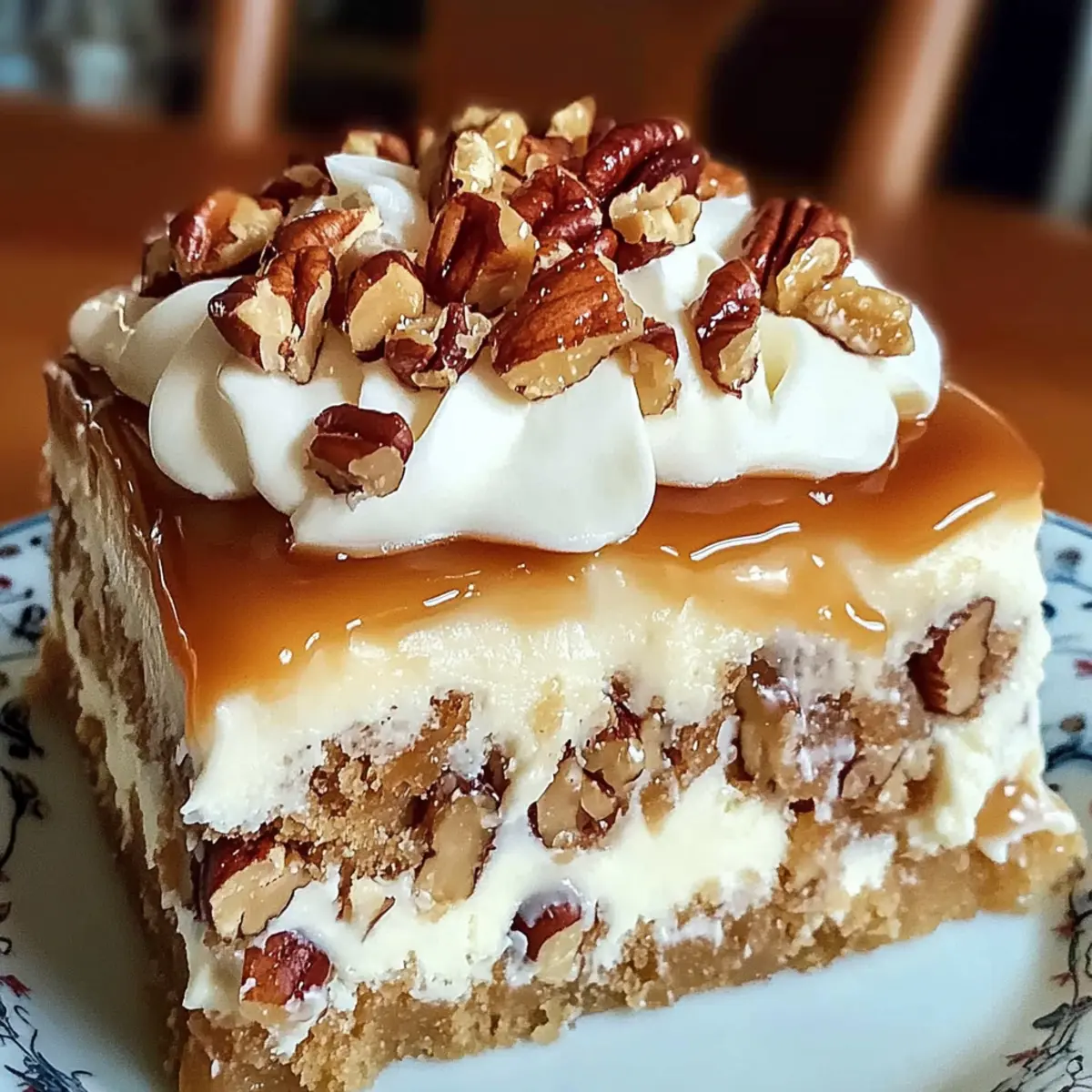 Butter Pecan Praline Poke Cake iahnzw