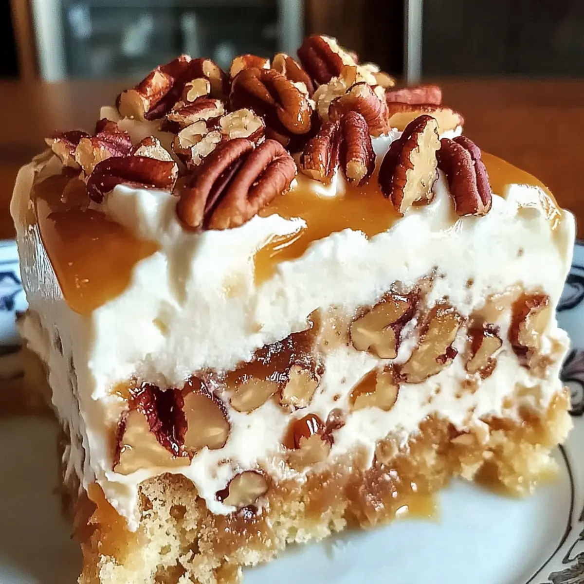 Butter Pecan Praline Poke Cake nsyyz1