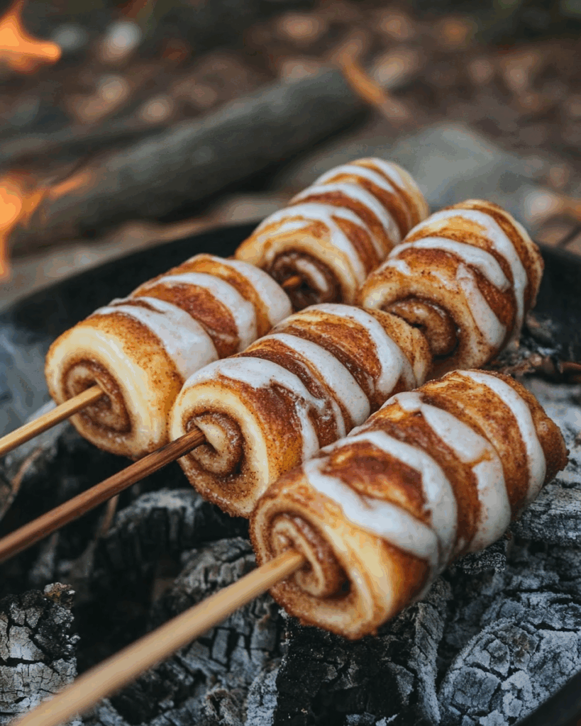 Campfire Cinnamon Roll Ups 2