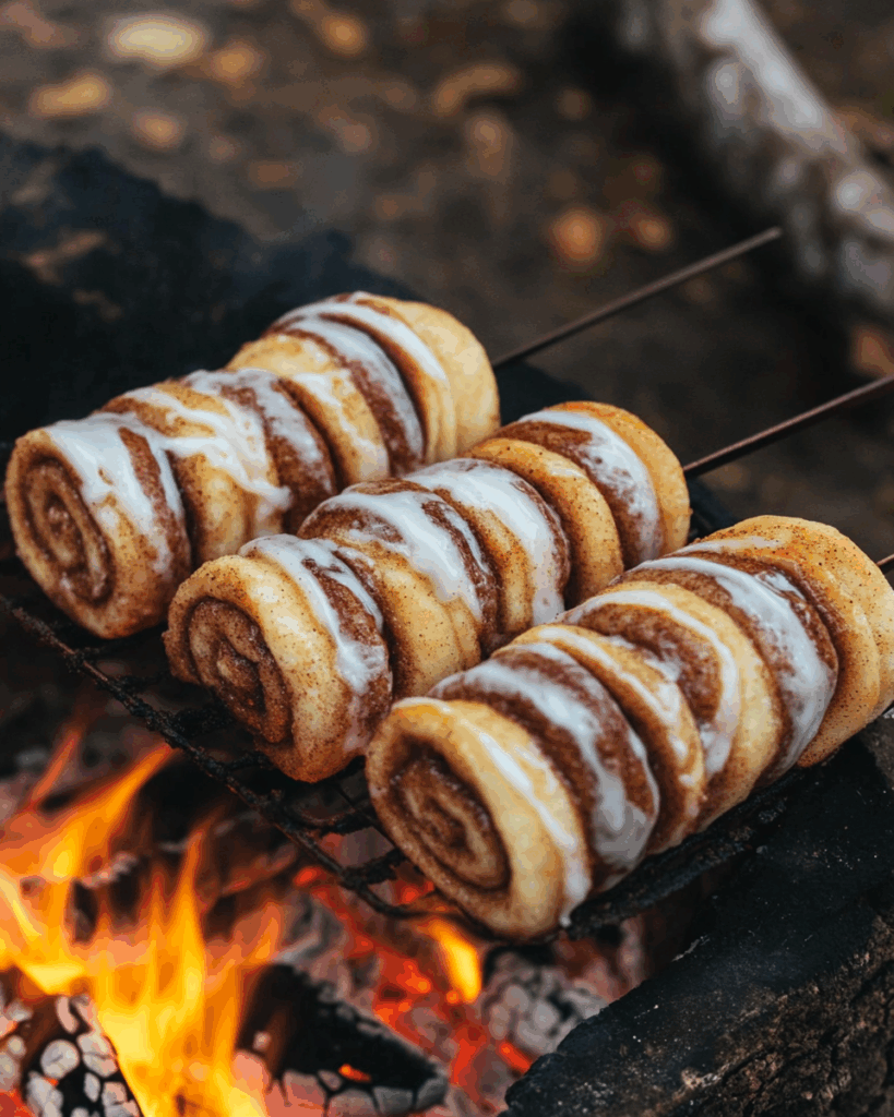 Campfire Cinnamon Roll Ups 3
